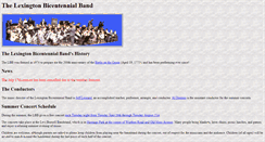 Desktop Screenshot of lexbicband.org